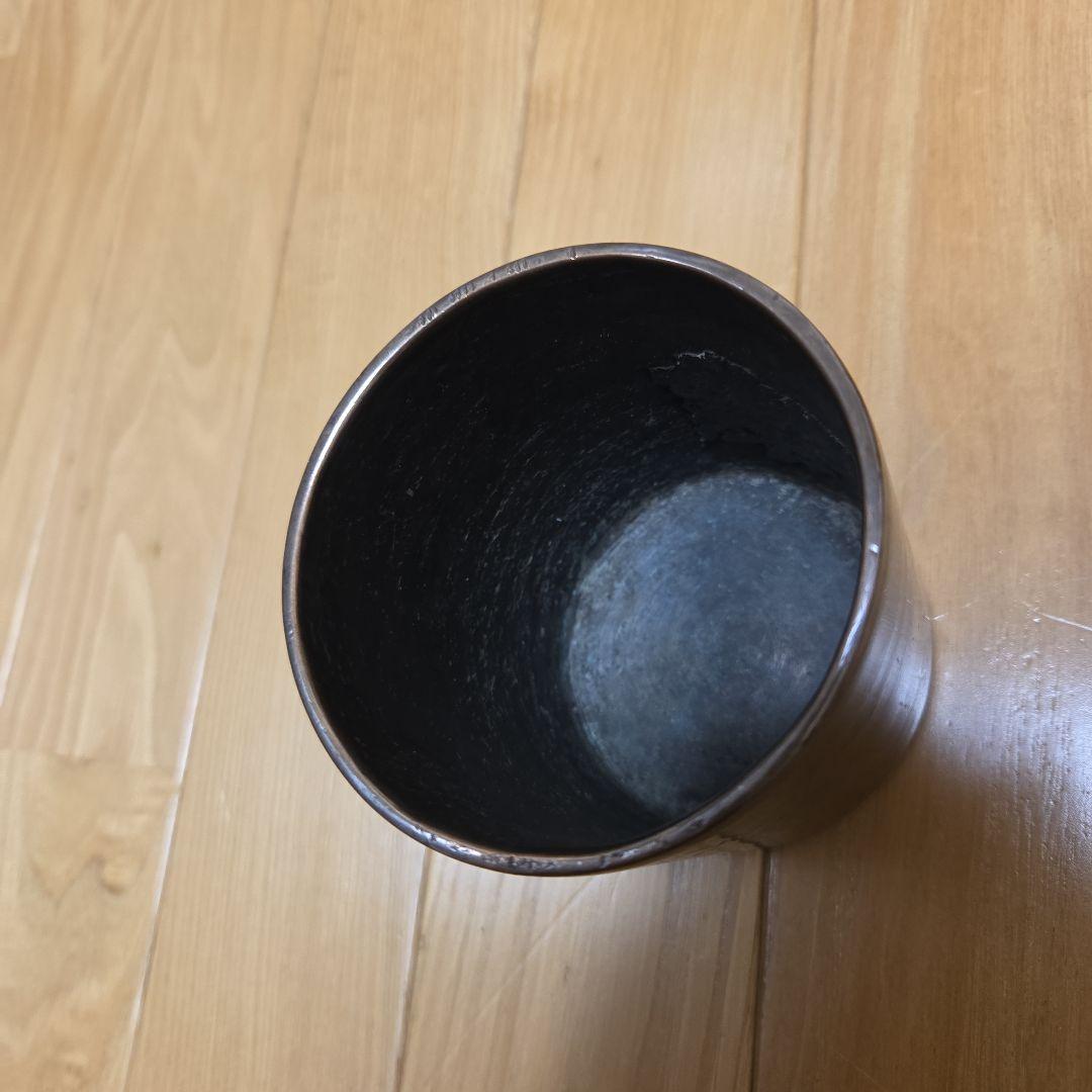 真鍮製？のアンティークな珍品　拡大鏡とフリーカップ2点セット➕️オマケ付き