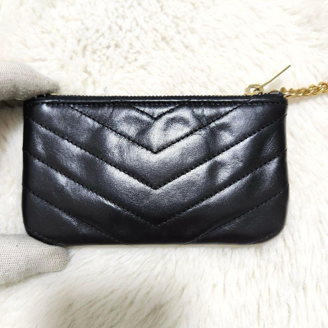 ✨極美品✨サンローラン　ケース　キーリング　カサンドラ　キルティング