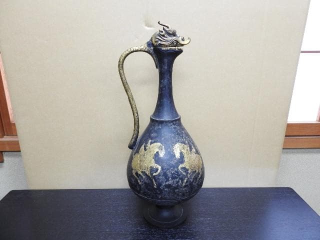 正倉院写　天馬画鳳凰蓋水注　MA73