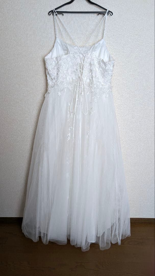 mei/ウェディングドレス　トレーン＆ベール＆インナースカート付き