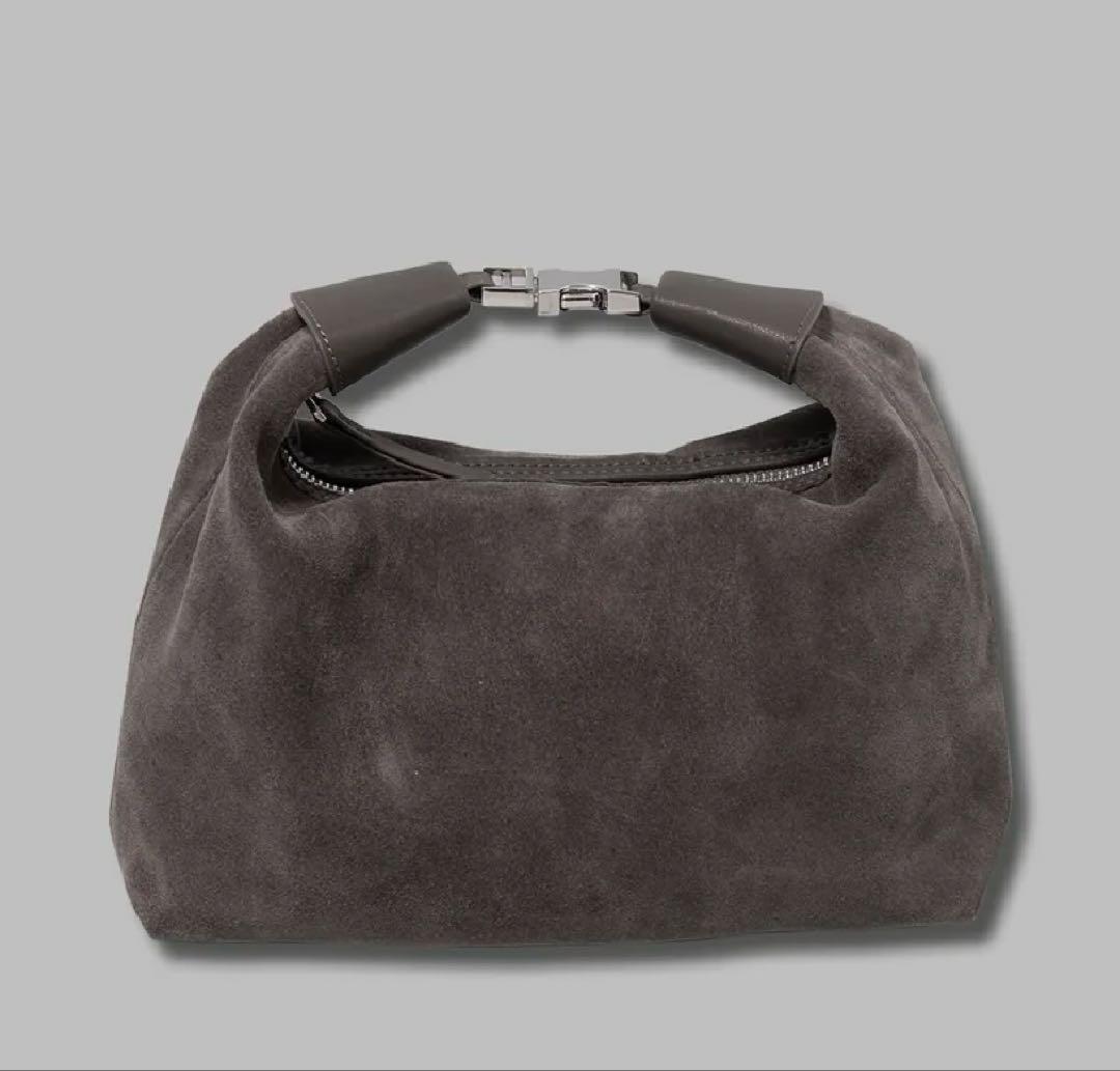 LiSALiSAashiyaリサリサ芦屋　2WAYスウェードバッグ