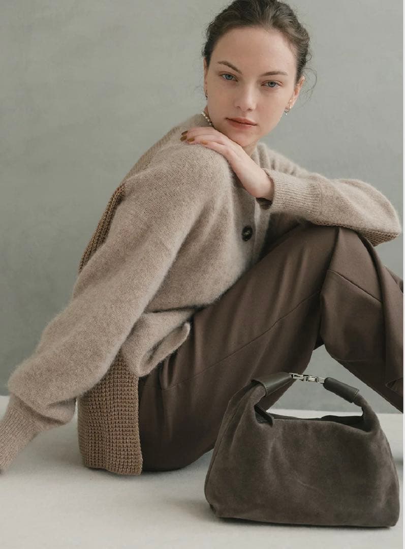 LiSALiSAashiyaリサリサ芦屋　2WAYスウェードバッグ