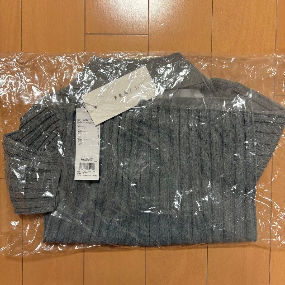 ★最終値下げ★新品タグ付　シルクブレンドシアーリブニットポロ