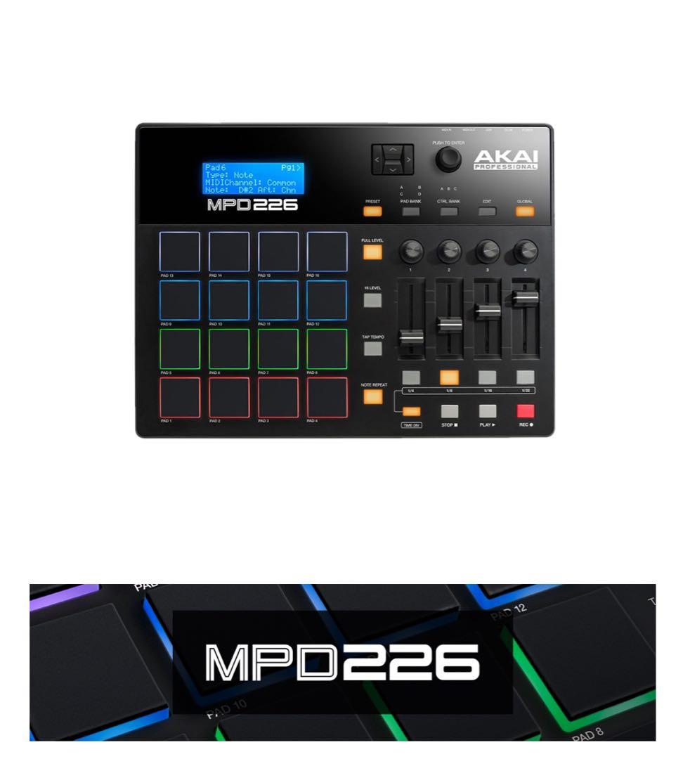 AKAI MPD226 MIDIコントローラー