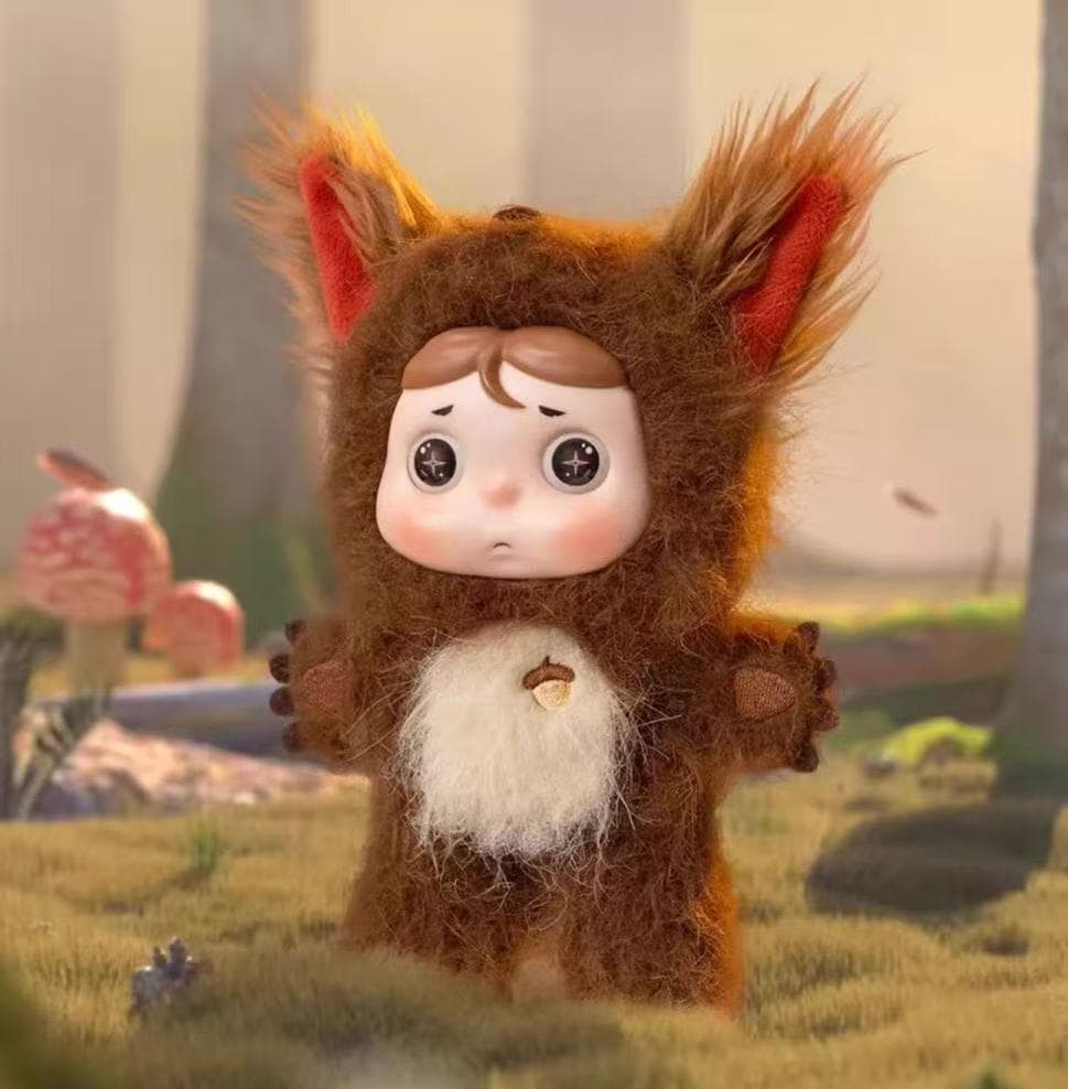 「 忘れられた動物都市」 シリーズ ぬいぐるみ ストラップ ブラインドボックス