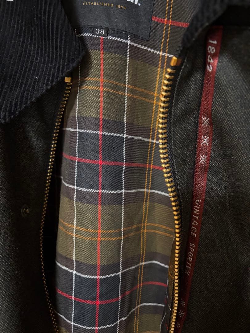 バブアー　トランスポート　ノンオイル　トゥモローランド別注　38