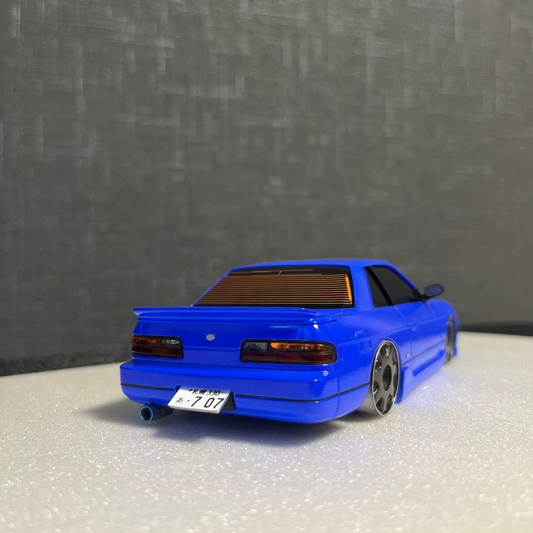 京商ミニッツ　S13シルビアエアロボディ　角目　Rグリル