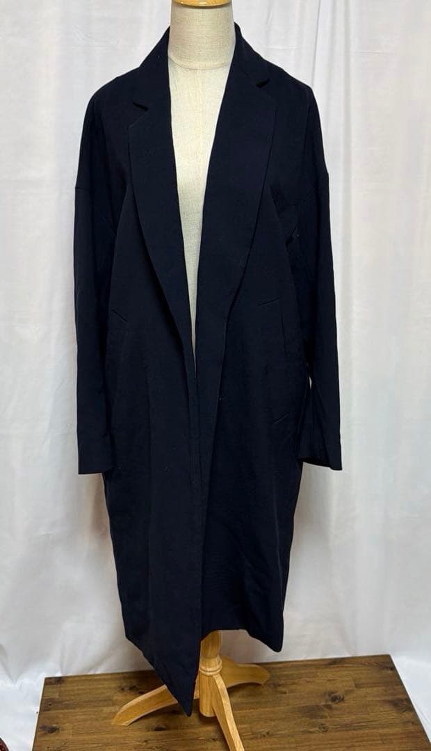 ENFÖLD 38 美品 ネイビー ロング丈 チェスターコート