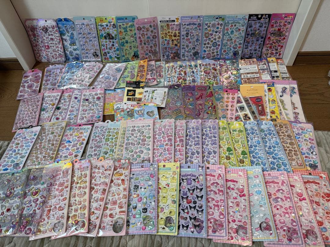 ボンボンドロップシール 等 シールまとめ売り 6穴リング用リフィル 等も