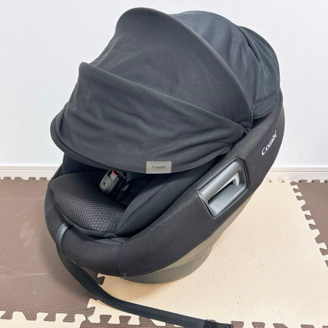 美品Combiコンビ THE S plus ZB-750 ブラック ISOFIX