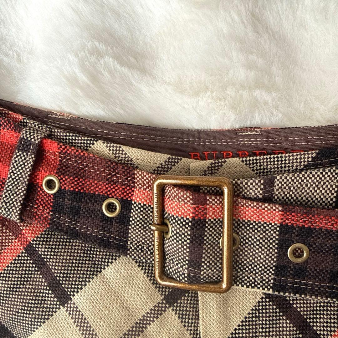 新品　BURBERRY BLUE LABEL チェック柄キュロット 38