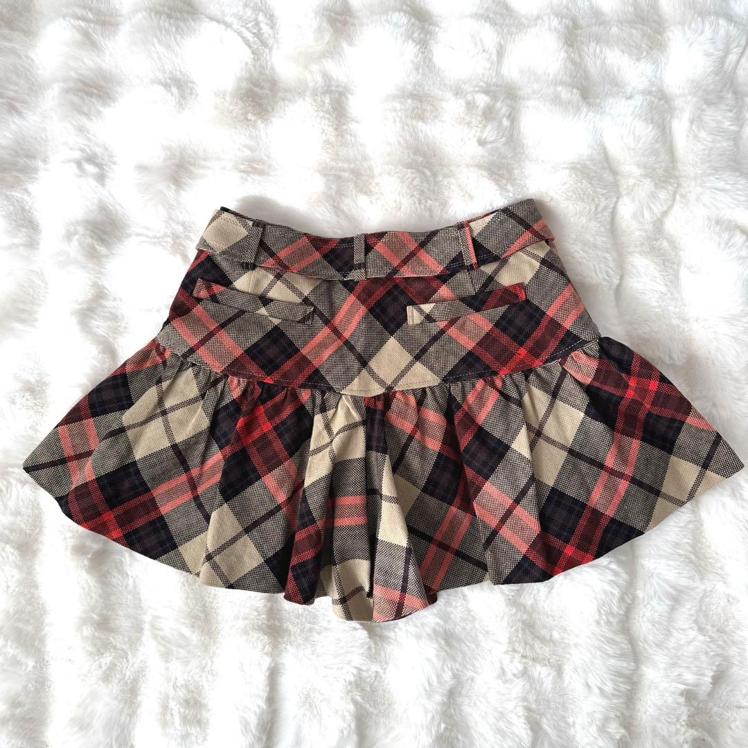 新品　BURBERRY BLUE LABEL チェック柄キュロット 38