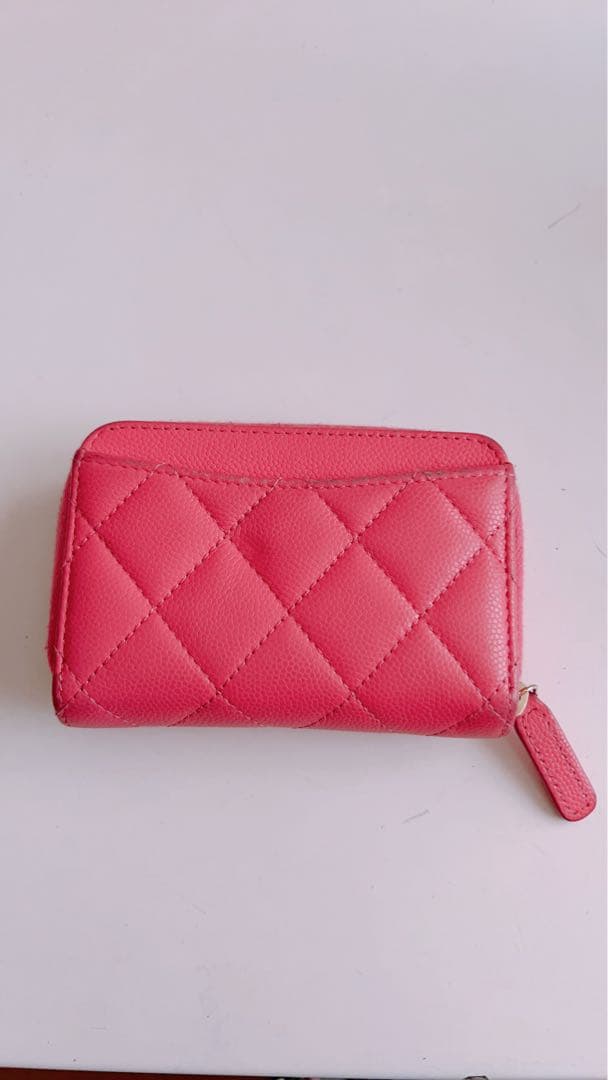 CHANELケース☆ピンク☆キャビアスキン☆シャネル