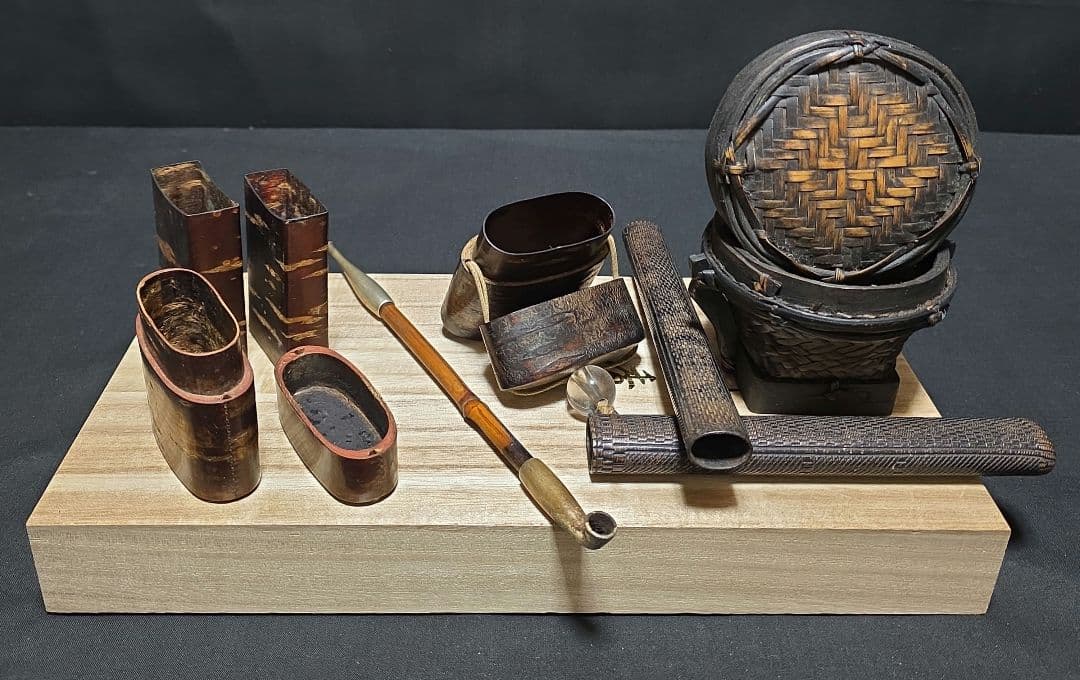 竹製工芸品セット