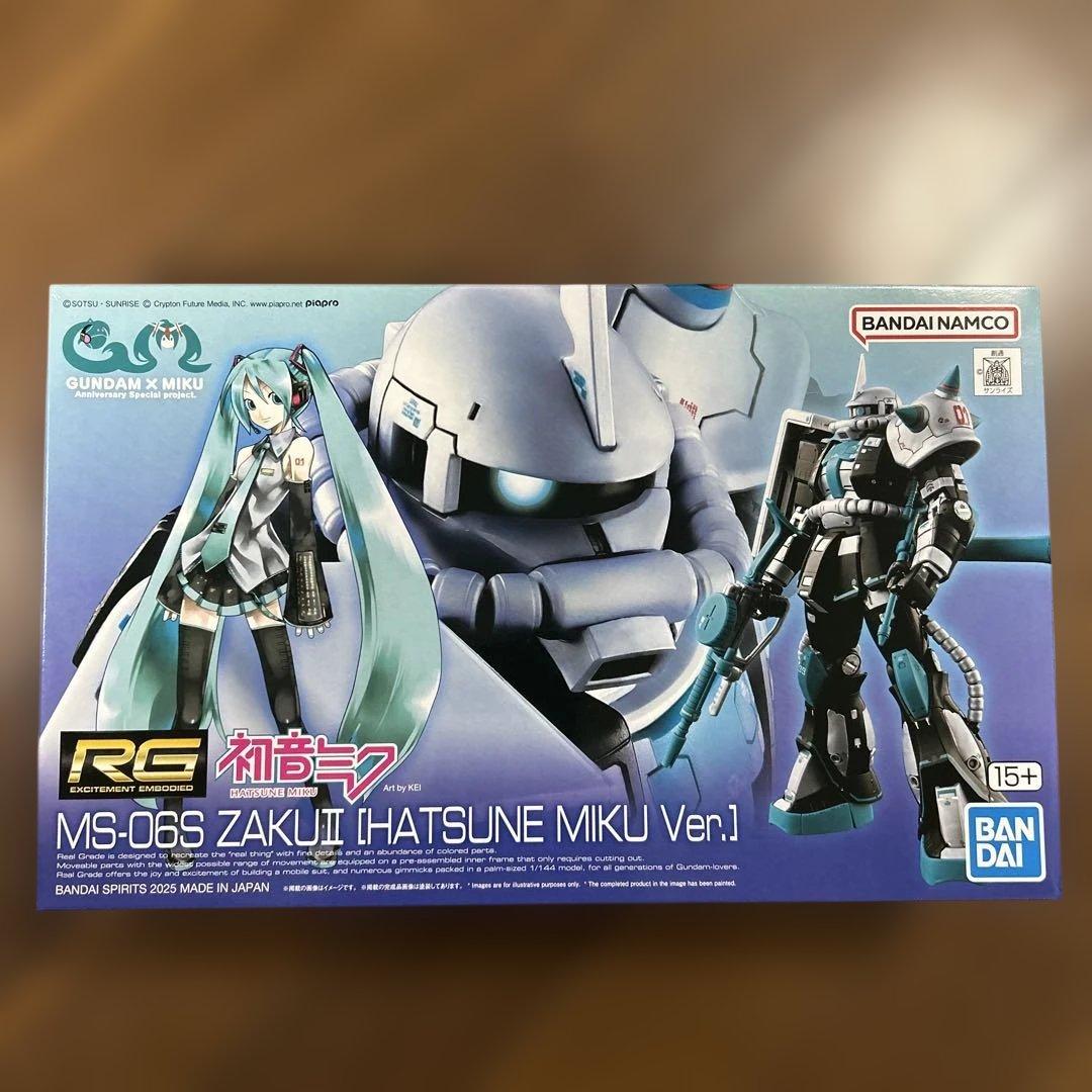 新品未開封 RG ザクII 初音ミクver