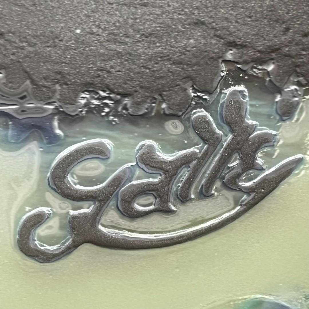 エミールガレ 特大　花器　花瓶　カメオ彫り　被せガラス　高さ15ｃｍ