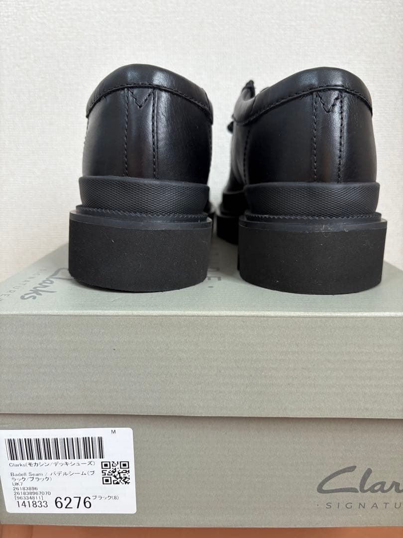 Clarksクラークス / バデルシーム（ブラック/ブラック）