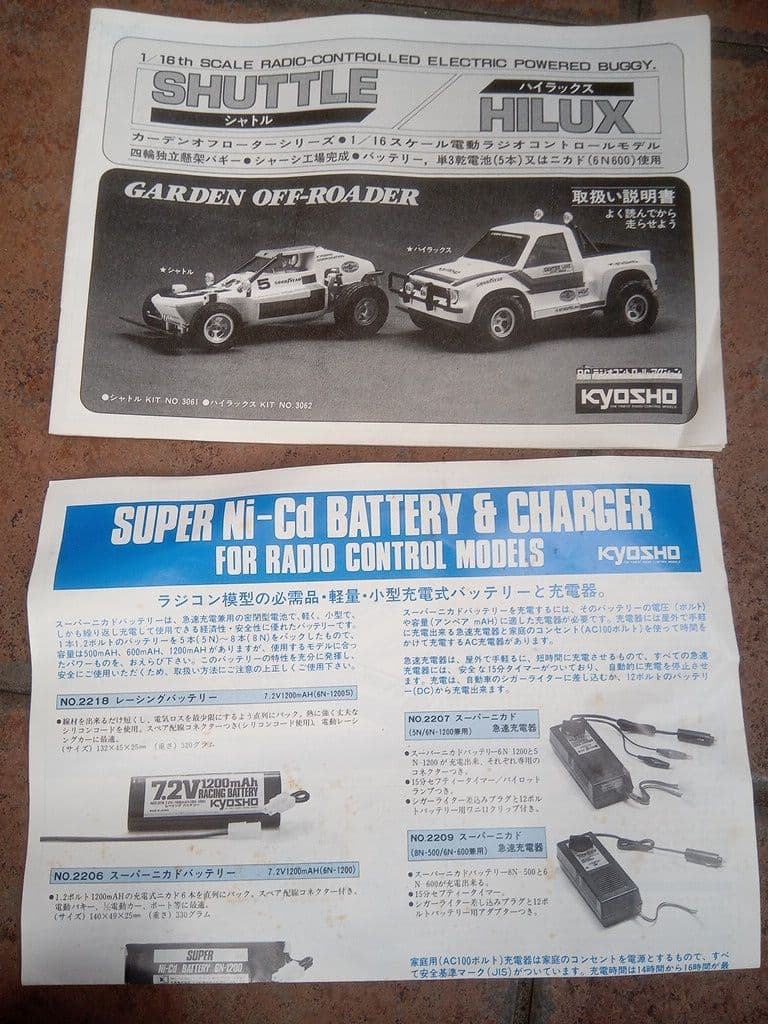 京商　ハイラックス　ガーデンオフローダー　ラジコン　1/16　プロポセット