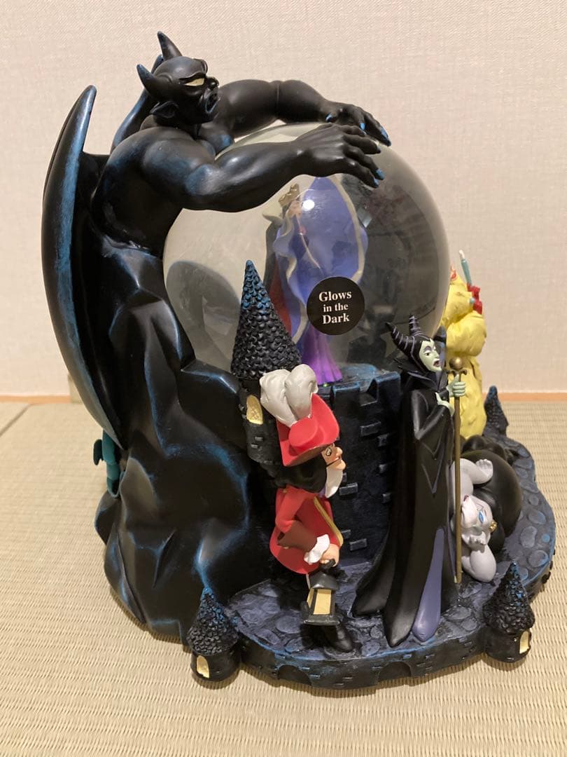 【訳あり】ディズニー ヴィランズ スノードーム オルゴール