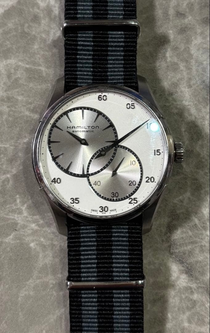 スマイリーn ハミルトン　ジャズマスター　レギュレータ　自動巻き