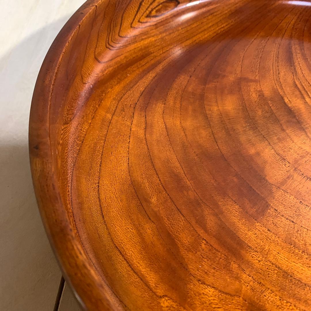 人間国宝　川北良造　丸盆