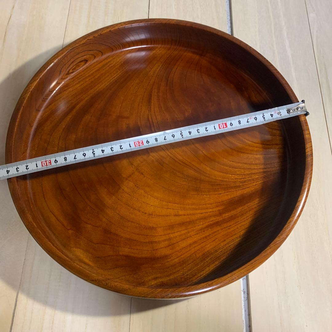 人間国宝　川北良造　丸盆