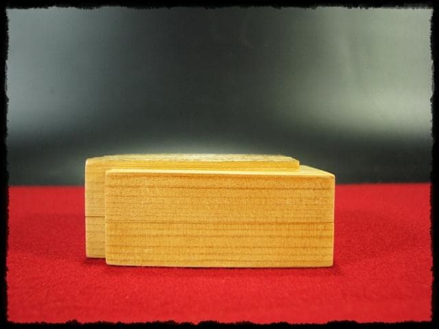 川本 光春 嵐山渡月橋 古材 香合 指物師 祥桑軒 茶道具 香道具 f170