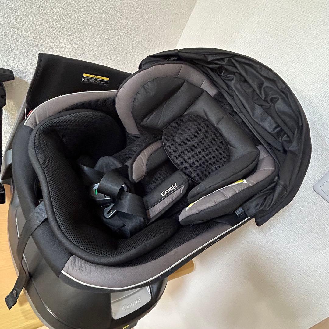 コンビ クルムーヴスマート エッグショックJG-600ブラック チャイルドシート