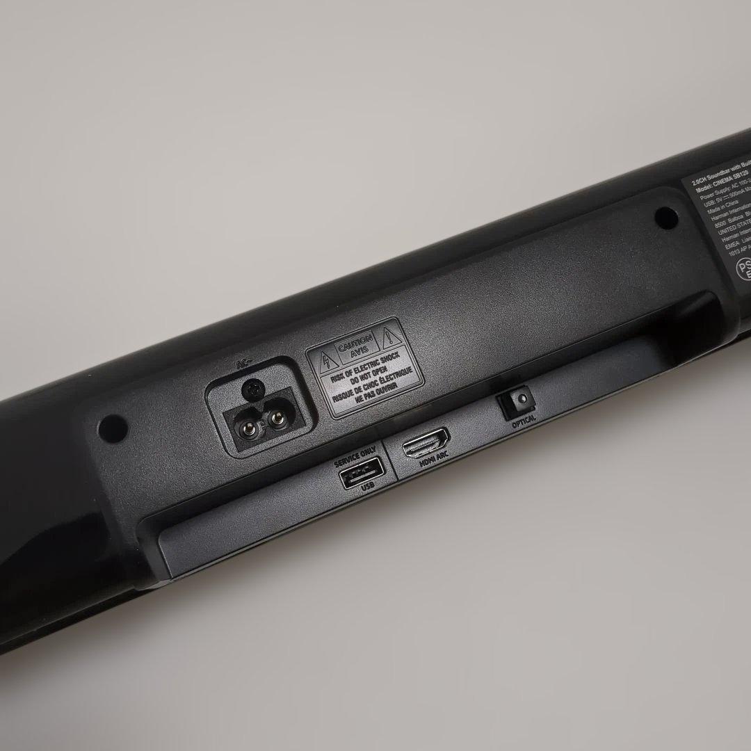 JBL　CINEMA　SB120　サウンドバー　ブラック　リモコン　取説付き