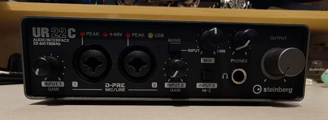 【動作良好】Steinberg UR22C ※外箱ダメージ・USBケーブル欠品