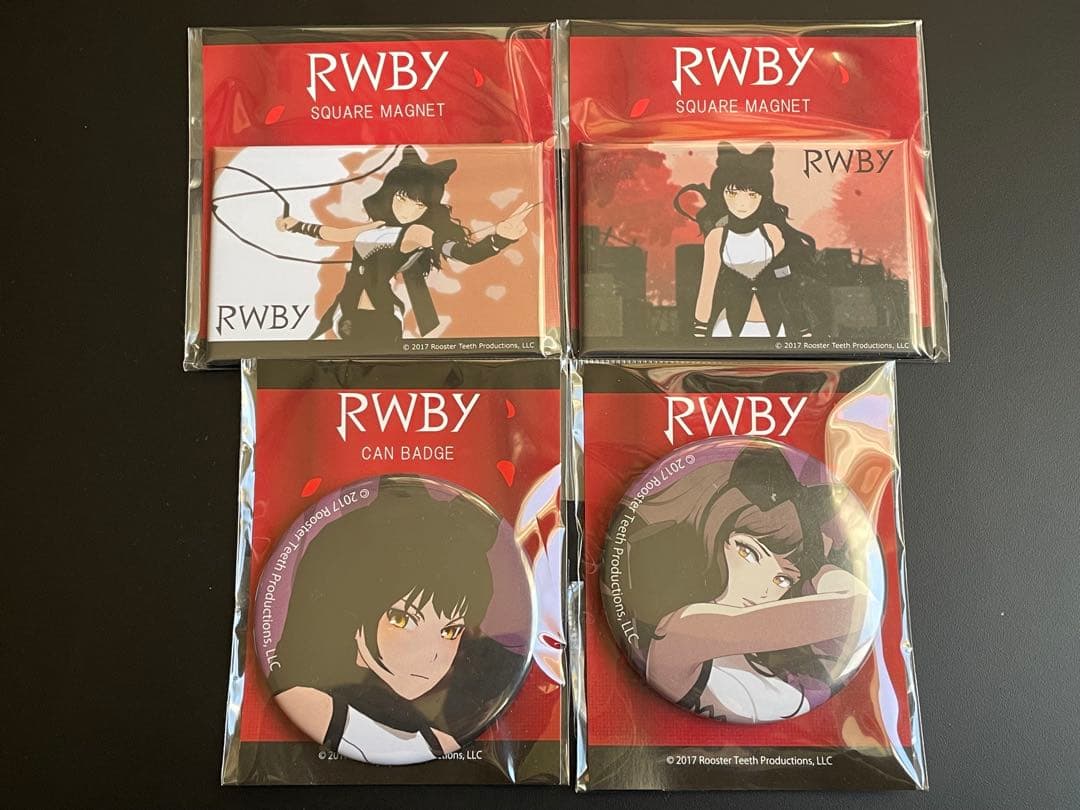 RWBY ブレイク・ベラドンナ　缶バッジ　スクエアマグネット　新品未開封