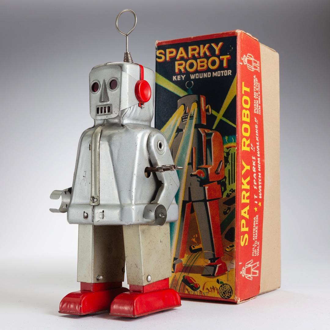 スパーキーロボット（良品) 元箱付き 吉屋玩具製