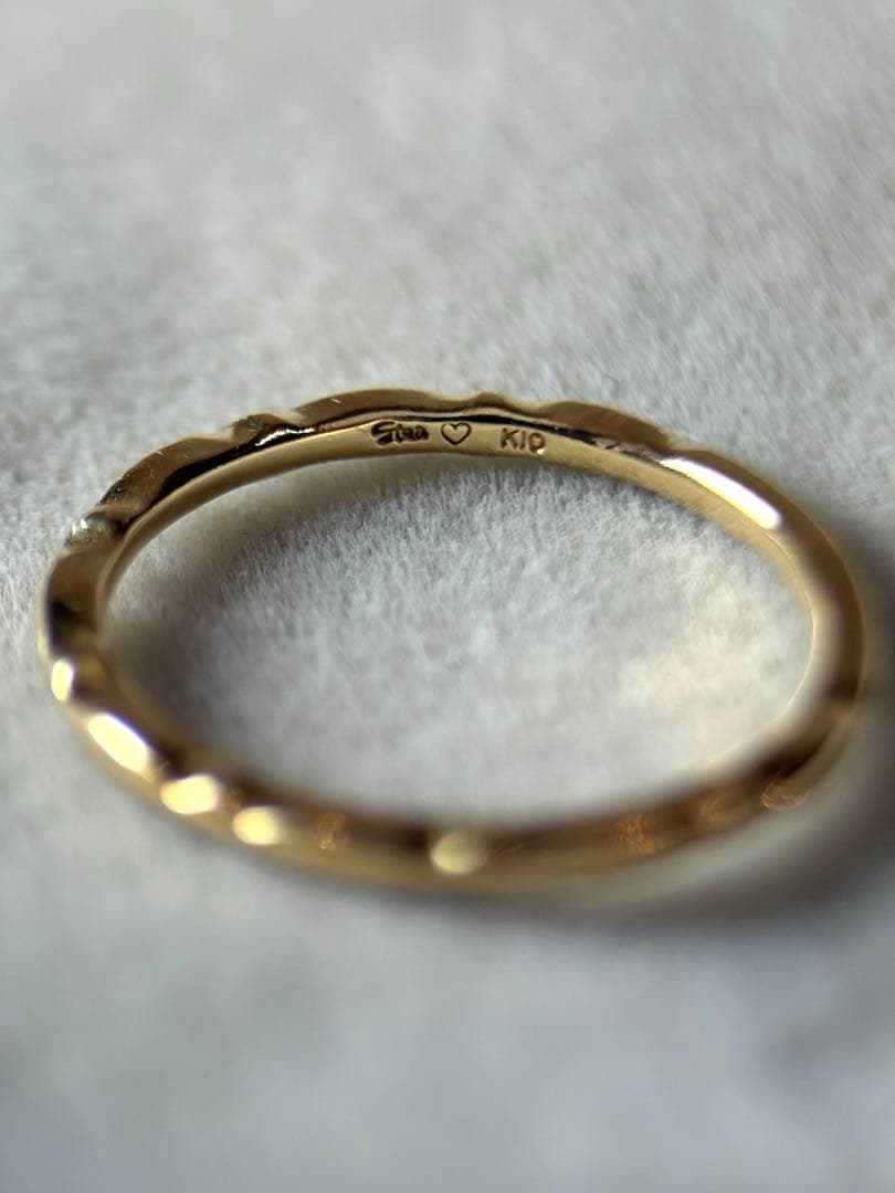 【みぃちゃんさまご購入ご予約品】 スタージュエリー ピンキーリング k10 YG