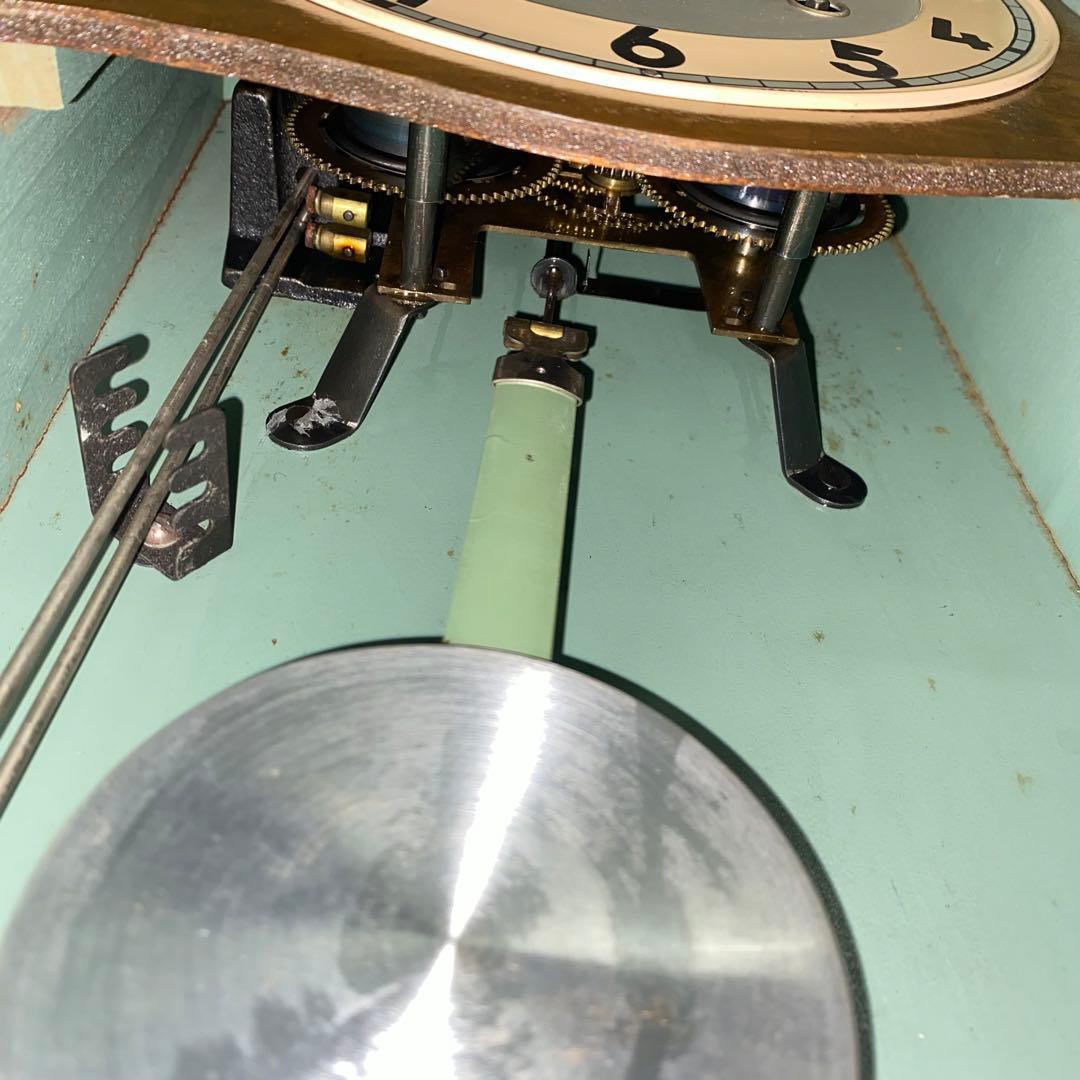 SEIKOSHA 昭和レトロ ゼンマイ時計 グリーン No.1753