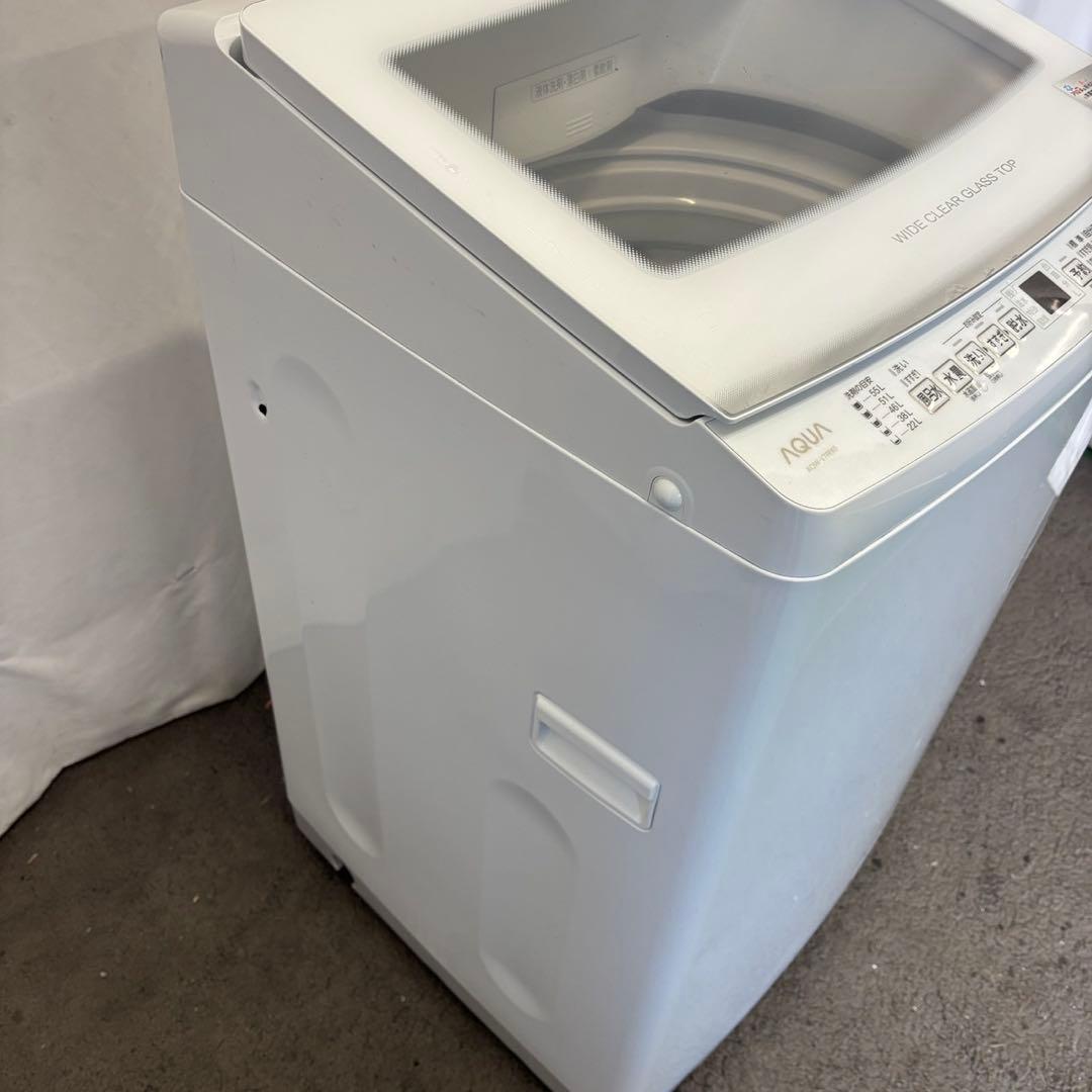 ★83　洗濯機　2025年製　AQUA　7キロ　安い　綺麗　設置無料