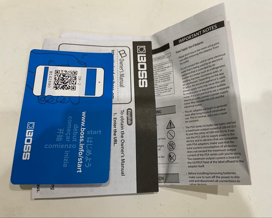 BOSS IR-2 ギターエフェクター美品