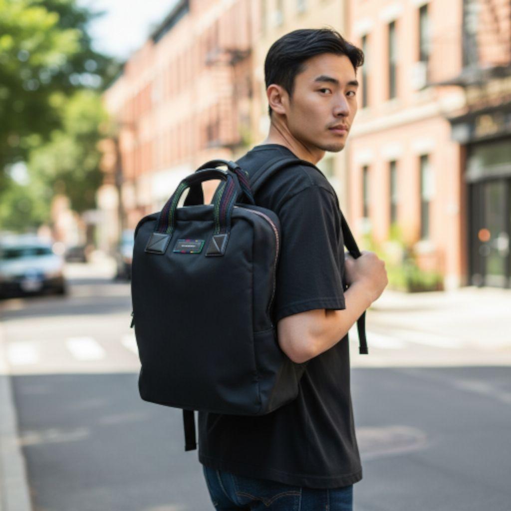 【24時間以内発送】Paul Smith 黒 2way ビジネスバッグ リュック