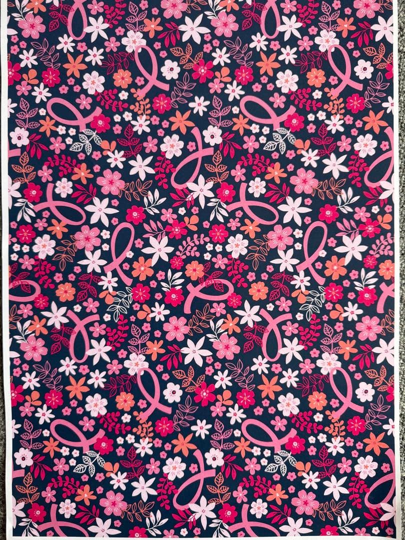 花柄リボンデザイン　フランス人によるデザイン