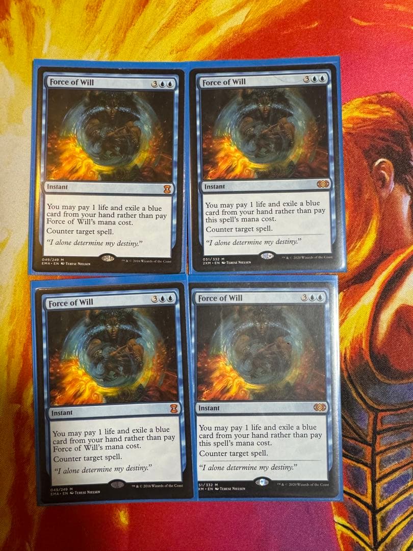 意志の力/FORCE OF WILL 英語版4枚セット