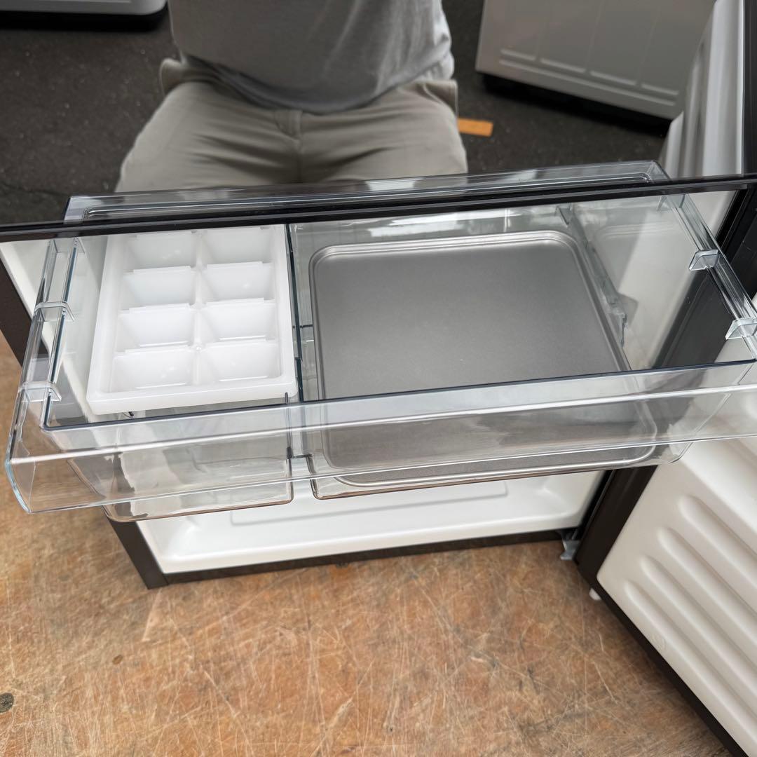 C7437★2020年製美品★ツインバード　冷蔵庫　ミラーブラック　鏡