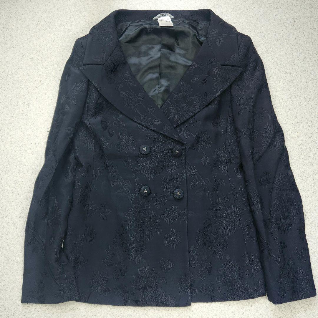 極美品✨ヴェルサーチ メデューサ アジアン ジャガード フラワー スーツ ダブル