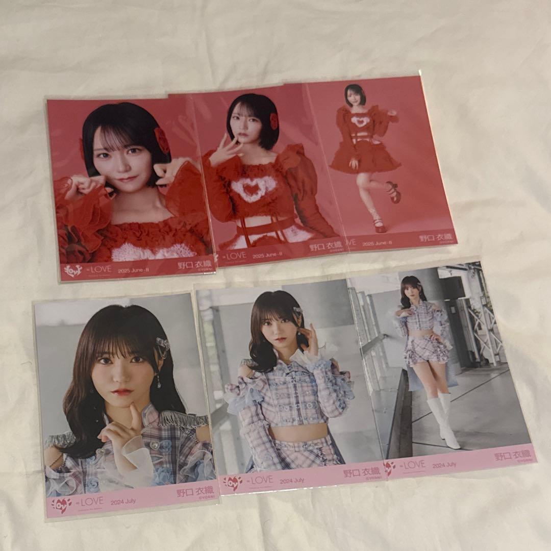 イコラブ 野口衣織 生写真 2コンプ まとめ売り