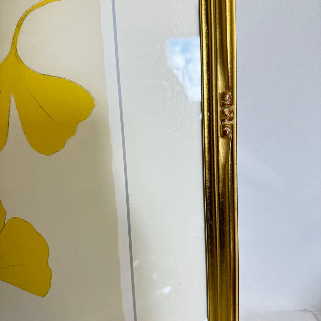 DA404 与勇輝　yuki ATAE絵画　絵　天使　キューピット　銀杏