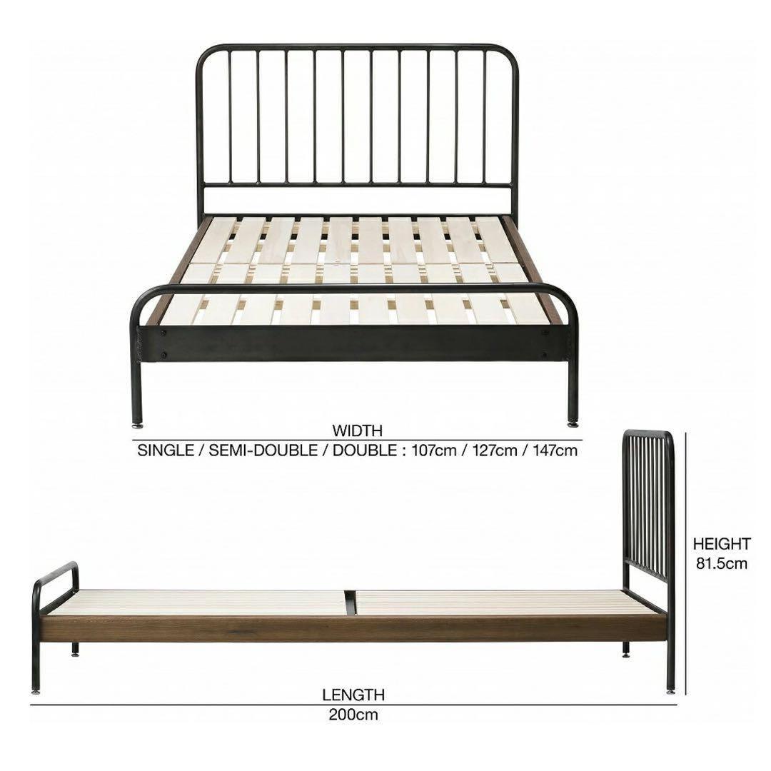 ジャーナルスタンダードファニチャー　サンクベッド　シングル　ベッドフレーム