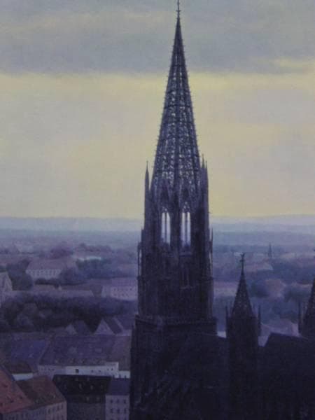 東山魁夷、青の世界、晩鐘、高額画一部、,新品額付