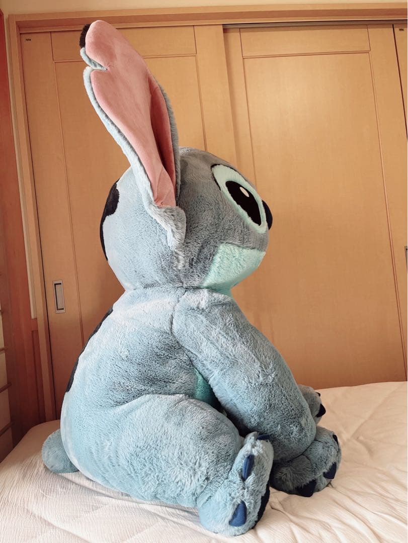 Ｓ*様 スティッチ コストコ限定品 特大ぬいぐるみ ブランケット付き