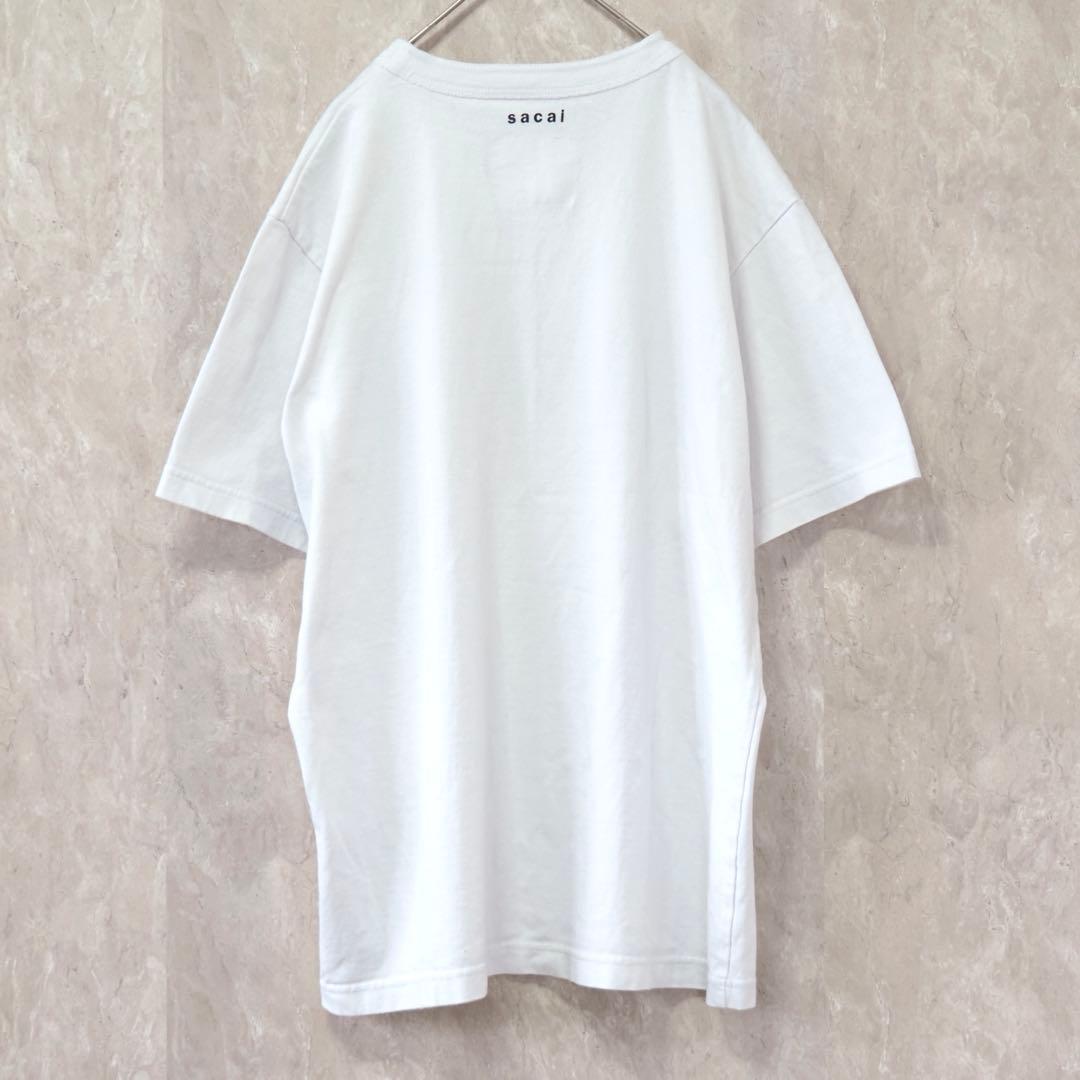 トップス sacai  Einstein wise words tshirt