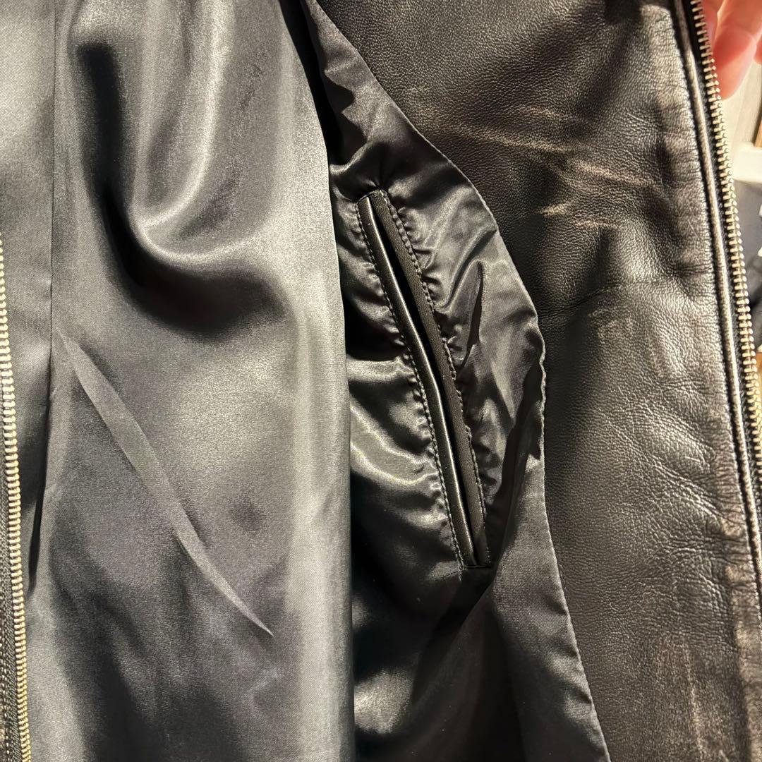 MAISON SPECIAL シープレザー シングルライダース ジャケット 0