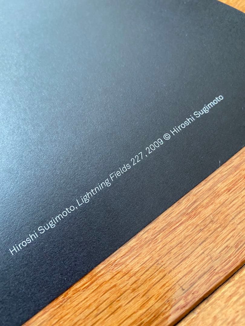 杉本博司　ポスター。