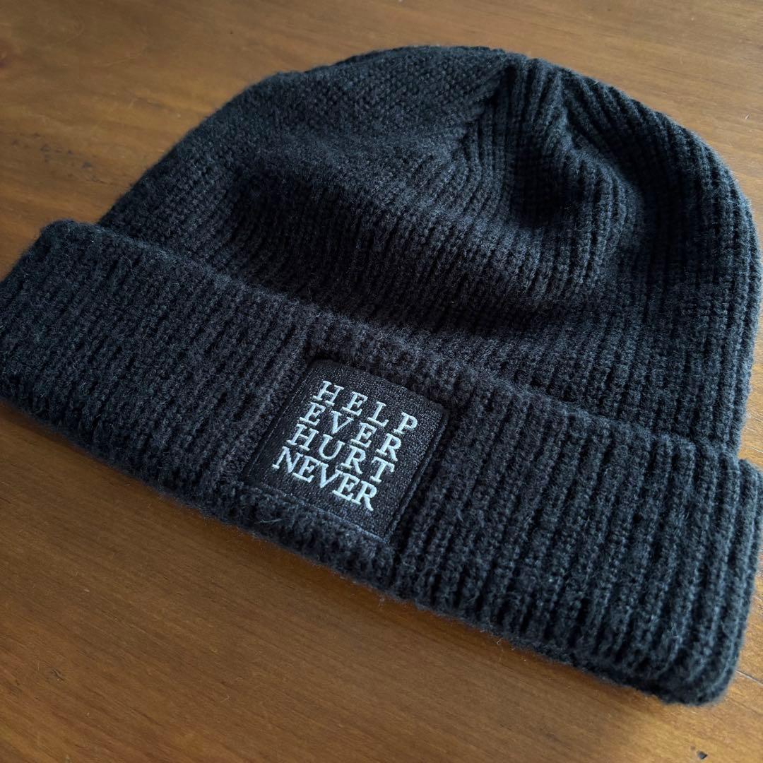 藤井風 ビーニー／ニット帽 (マスク付き) 黒